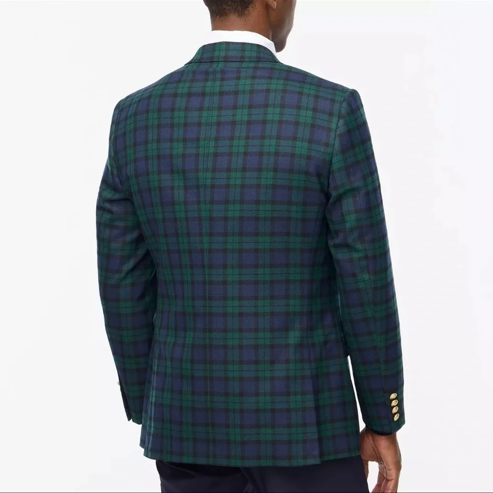 J.crew Mens Thompson University Blazer Jacket Wool Blend Slim Fit size 34R